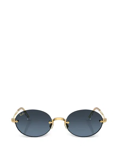 Ray Ban X Asap Rocky Rimless Sunglasses In Green
