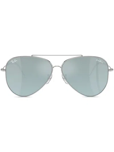RAY BAN X LENNY KRAVITZ AVIATOR REVERSE SUNGLASSES