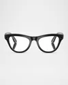 Ray Ban Ray-ban Meta Skyler Smart Glasses, 52mm In Blue
