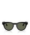 Ray Ban X Meta Smart Headliner Sunglasses In Black