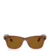 Ray Ban X Meta Smart Wayfarer Sunglasses In Beige