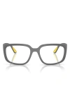 Ray Ban Ray-ban X Scuderia Ferrari 55mm Square Optical Glasses In Matte Grey