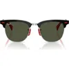 Ray Ban Ray-ban X Scuderia Ferrari Clubmaster 51mm Square Sunglasses In Green