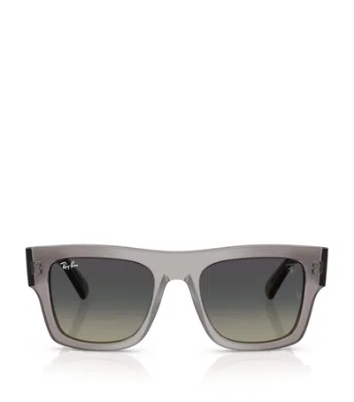Ray Ban X Scuderia Ferrari Rb2217m Square Sunglasses In Gray
