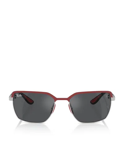 Ray Ban Ray-ban Rb3743m Rb3743m Scuderia Ferrari Collection In Red