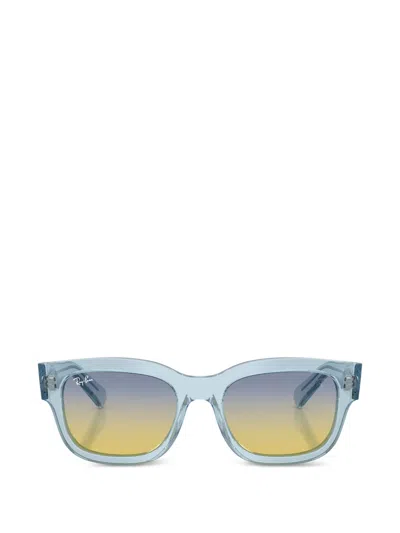 Ray Ban X Scuderia Ferrari Square-frame Sunglasses In Blue