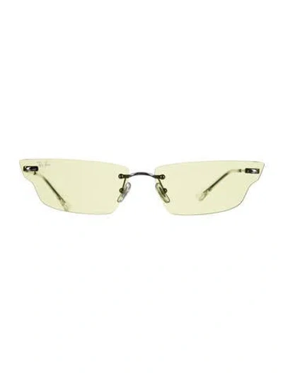 Pre-owned Ray Ban Xime Bio-based Cat-eye Sunglasses In Multi