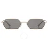 Ray Ban Yevi Dark Grey Mirror Hexagonal Unisex Sunglasses Rb3728 92136v 58