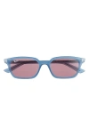 Ray Ban Ray-ban Zaya 53mm Sunglasses In Light Blue