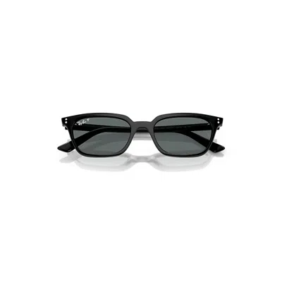 Ray Ban Zaya Bio-based Sunglasses Black Frame Grey Lenses Polarized 50-19