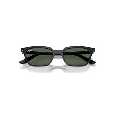 Ray Ban Zaya Bio-based Sunglasses Black Frame Green Lenses 53-19