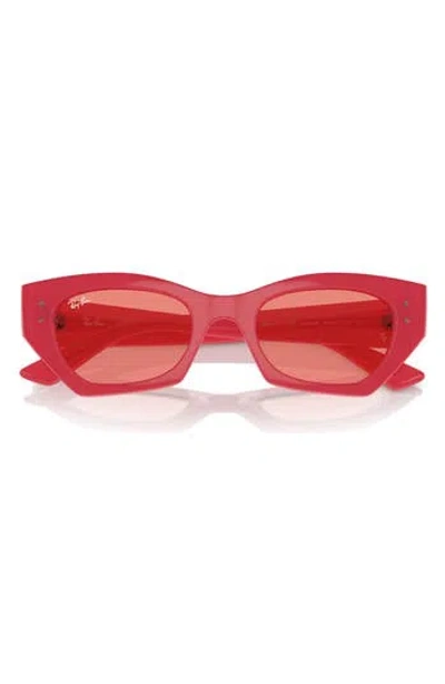 RAY BAN RAY-BAN ZENA 49MM GEOMETRIC SUNGLASSES
