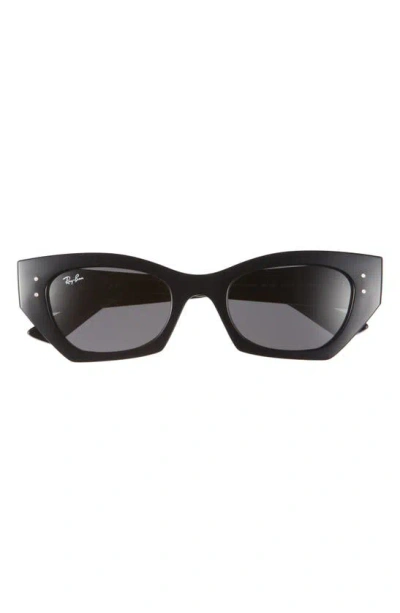 Ray Ban Ray-ban Zena 49mm Geometric Sunglasses In Black