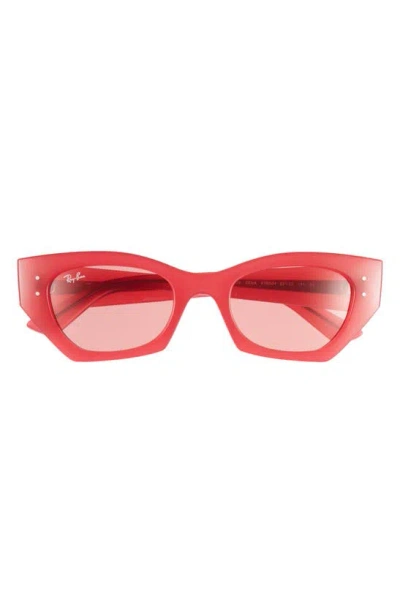 Ray Ban Ray-ban Zena Butterfly Sunglasses, 52mm In Pink
