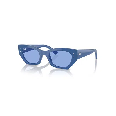 Ray Ban Zena Bio-based Limited Sonnenbrillen Electric Blue Fassung Blue Glas 49-22