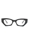 Ray Ban Zena Cat-eye-frame Glasses In Black