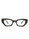 Ray Ban Zena Geometric-frame Glasses In Braun