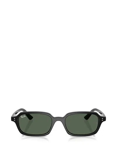 Ray Ban Zuri Bio-based Square-frame Sunglasses In Metallic
