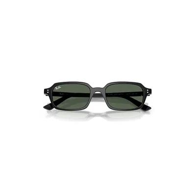 Ray Ban Zuri Bio-based Sunglasses Black Frame Green Lenses 49-19