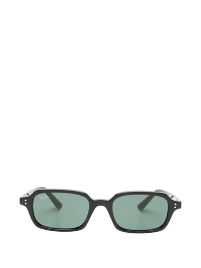 Ray Ban Zuri Square-frame Sunglasses In Green