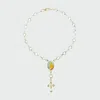 Ray The Clear Rosary Anklet