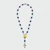 Ray The Dark Blue Rosary Anklet