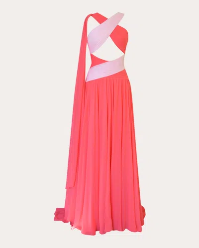 Rayane Bacha Women's Rain Dress In Pink/fuschia
