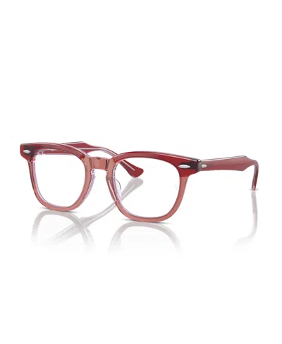 Ray-ban Jr Child Eyeglasses, Rb9098v In Red,orange,purple