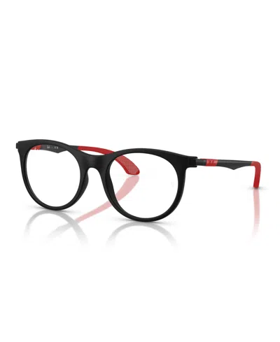 Ray-ban Jr Kids' Child Narrow Eyeglasses, Rb9082v In Black