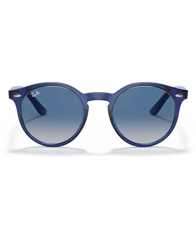 Ray-ban Jr . Kids Sunglasses, Rj9064 (ages 7-10) In Blue