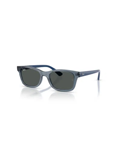 Ray-ban Jr Kids' Rb9086s Rectangle Sunglasses In Blue