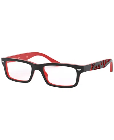 Ray-ban Jr Ry1535 Child Rectangle Eyeglasses In Black