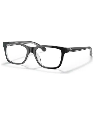 Ray-ban Jr Ry1536 Child Square Eyeglasses In Black