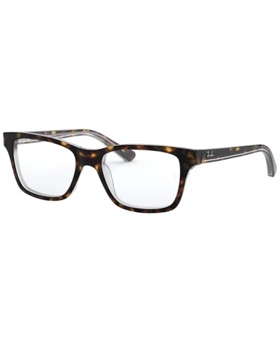 Ray-ban Jr Ry1536 Child Square Eyeglasses In Tortoise