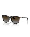 Ray-ban Jr Unisex Polarized Sunglasses, Rb9082s In Havana