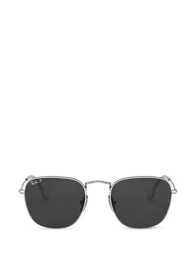 Ray-ban Junior Kids' Frank Square-frame Sunglasses In Silver