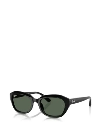 Ray-ban Junior Geometric-frame Sunglasses In Black