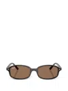 Ray-ban Junior Havana Rectangular-frame Sunglasses In Brown