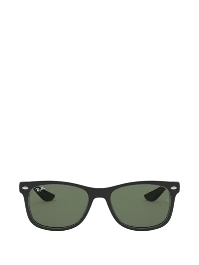 Ray-ban Junior Kids' New Wayfarer Sunglasses In Green