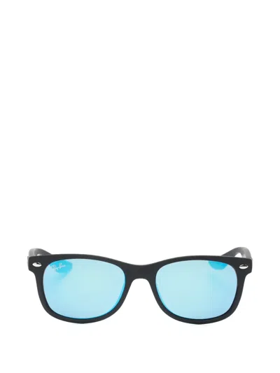 Ray-ban Junior Kids' New Wayfarer Sunglasses In Black