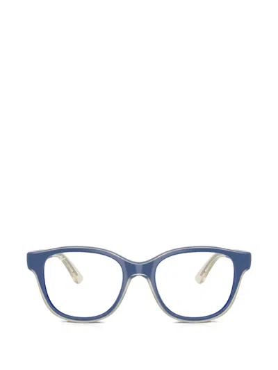 Ray-ban Junior Rectangle-frame Glasses In Blue