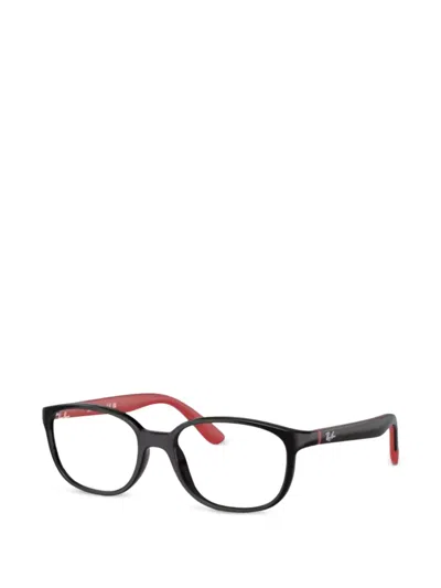 Ray-ban Junior 椭圆形框眼镜 In Black