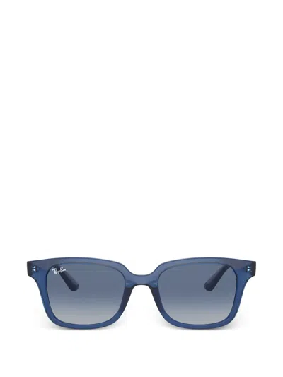 Ray-ban Junior Kids' Square-frame Sunglasses In Blue