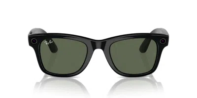Ray-ban Meta Rw4006 Wayfarer 601/71 Men's Sunglasses Black Size 50