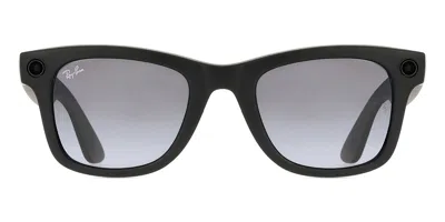 Ray-ban Meta Rw4006 Wayfarer Polarized 601st3 Men's Sunglasses Black Size 50