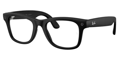 Ray-ban Meta Rw4011 Wayfarer Gen 3 Men's Glasses, , Size 50 In Black