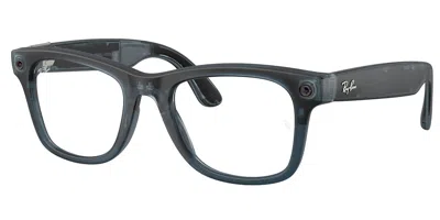Ray-ban Meta Rw4011 Wayfarer Gen 3 Men's Glasses, , Size 50 In Black