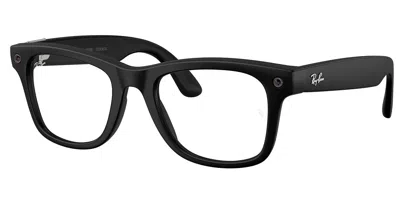 Ray-ban Meta Rw4011v Wayfarer Gen 3 Men's Glasses, , Size 50 In Black