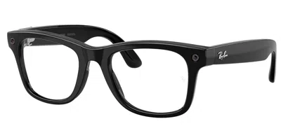 Ray-ban Meta Rw4011v Wayfarer Gen 3 Men's Glasses, , Size 50 In Black