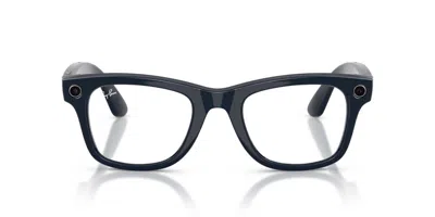 Ray-ban Meta Rw4012 Wayfarer Gen 2 6628mf Men's Glasses Blue Size 50 - Blue Light Block Available